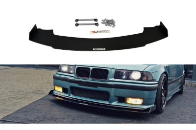 Накладка сплиттер на передний бампер на BMW M3 E36